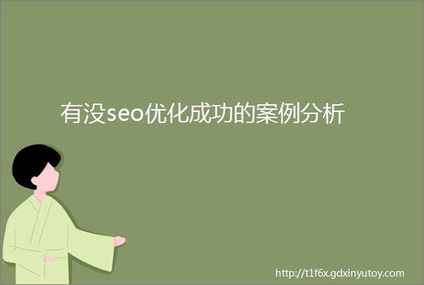 有没seo优化成功的案例分析